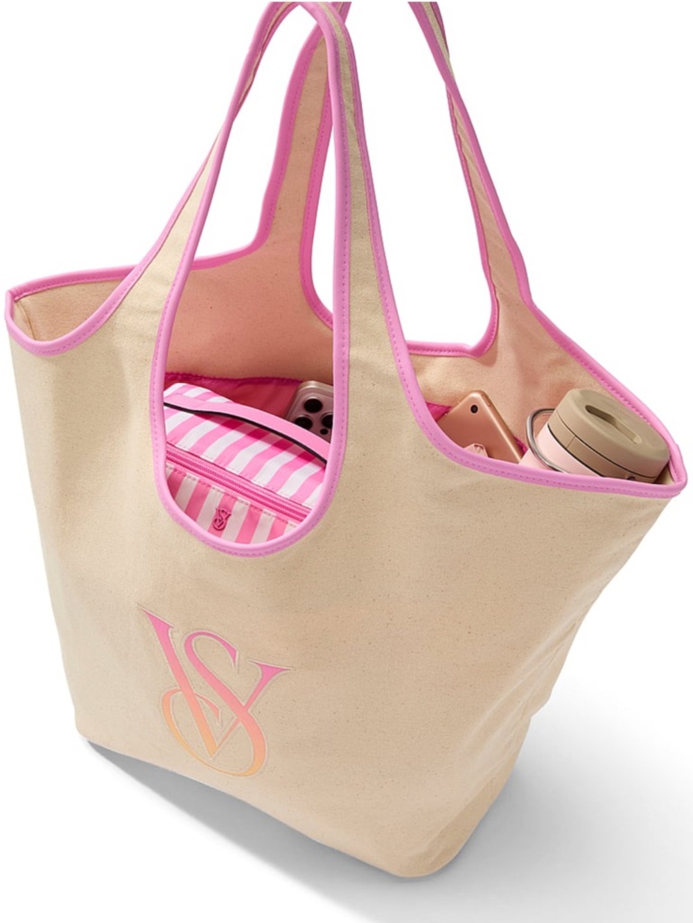 Ombré Monogram Logo Tote Bag